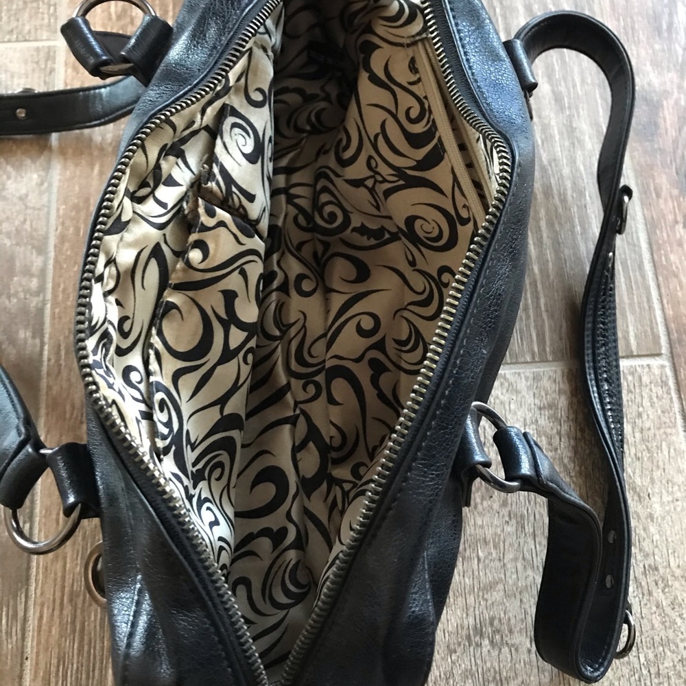 Vintage Guess shoulder bag black with chains - Picture 6 of 6